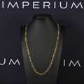 Solid Gold Figaro Chain - 5mm