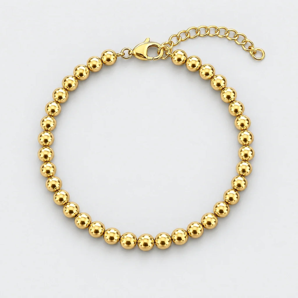 Ball Bracelet (Gold) - 5mm