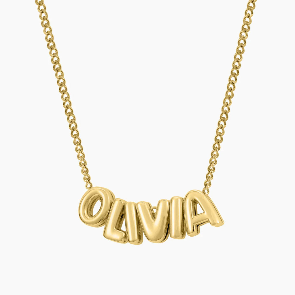 Bubble Name Necklace