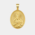 Jesus Sacred Heart Pendant (Gold)