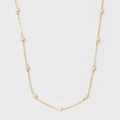 Moissanite Novem Necklace (Gold)