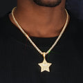 UPDATED 2019 Hip Hop CZ Pentagram Pendant