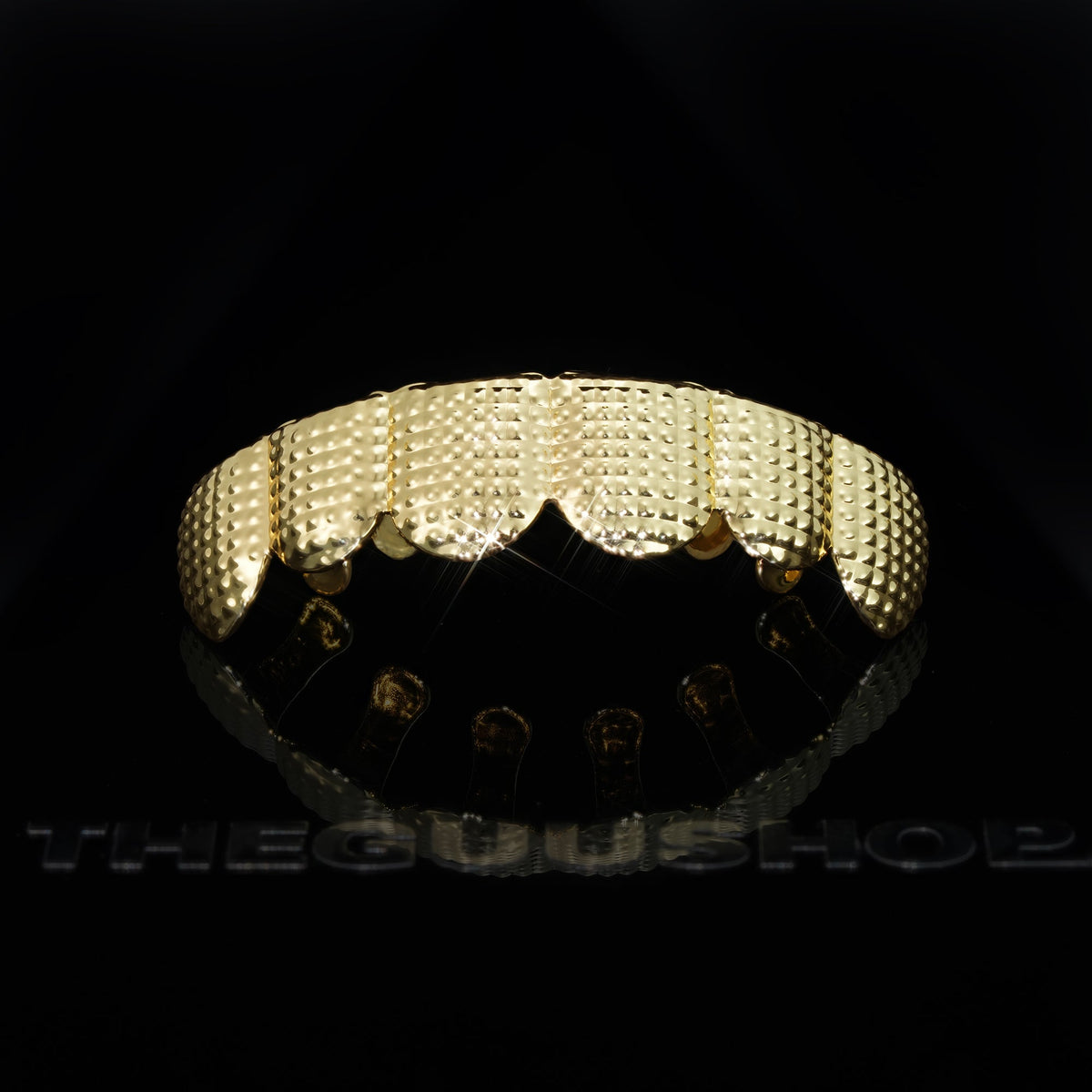 Grillz Bar Iced Edition In  18K Yellow Gold-Plated