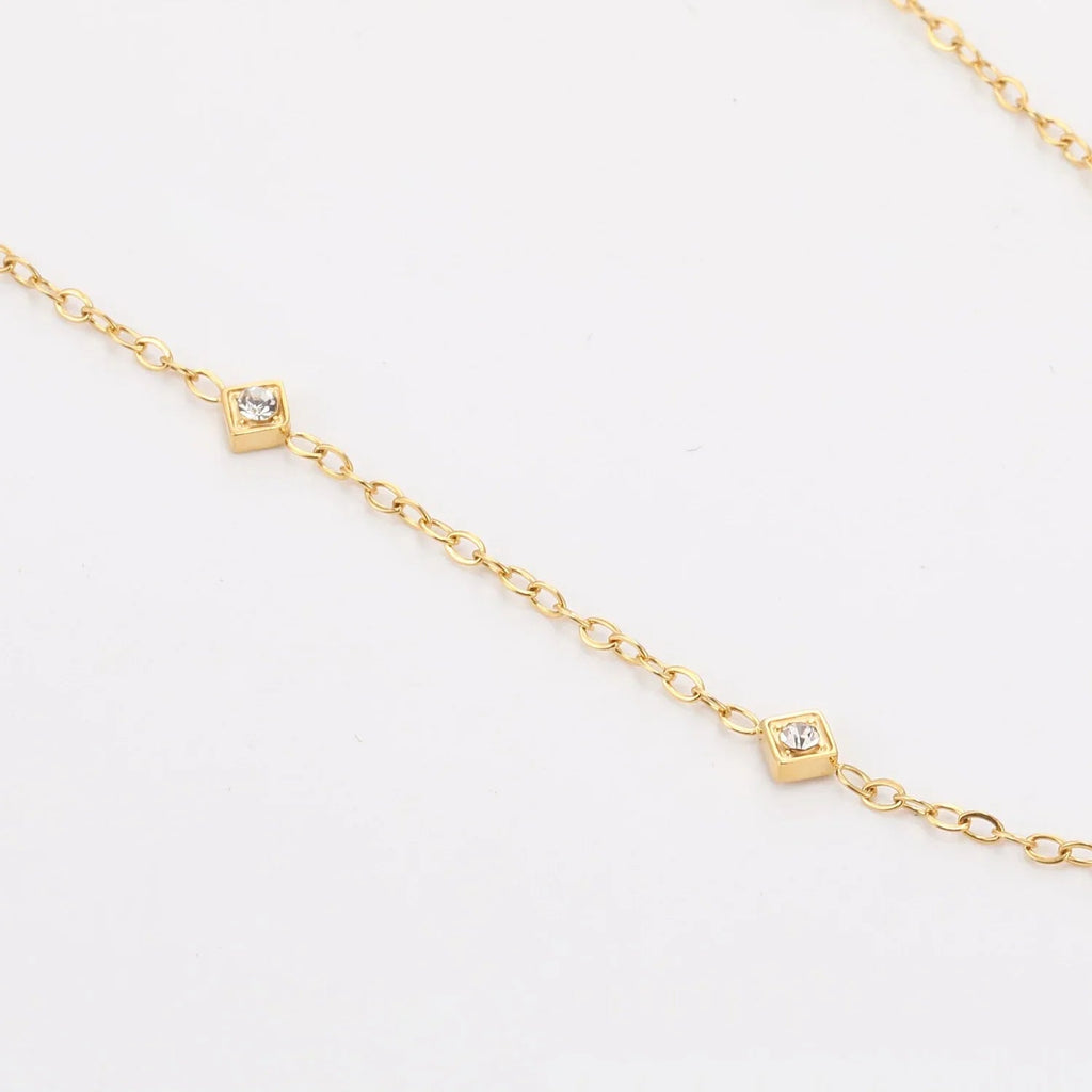 Crystal Chain Anklet