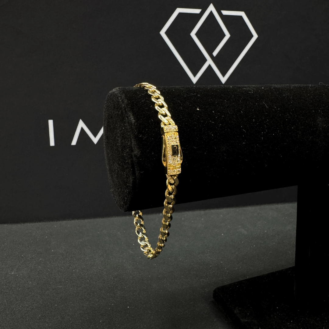 Solid Gold Cuban Link Bracelet - 5mm