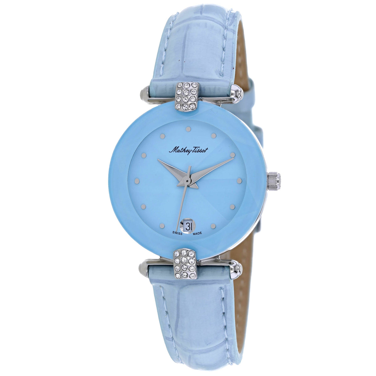 Mathey Tissot Women's Pyramide Blue Dial Watch
