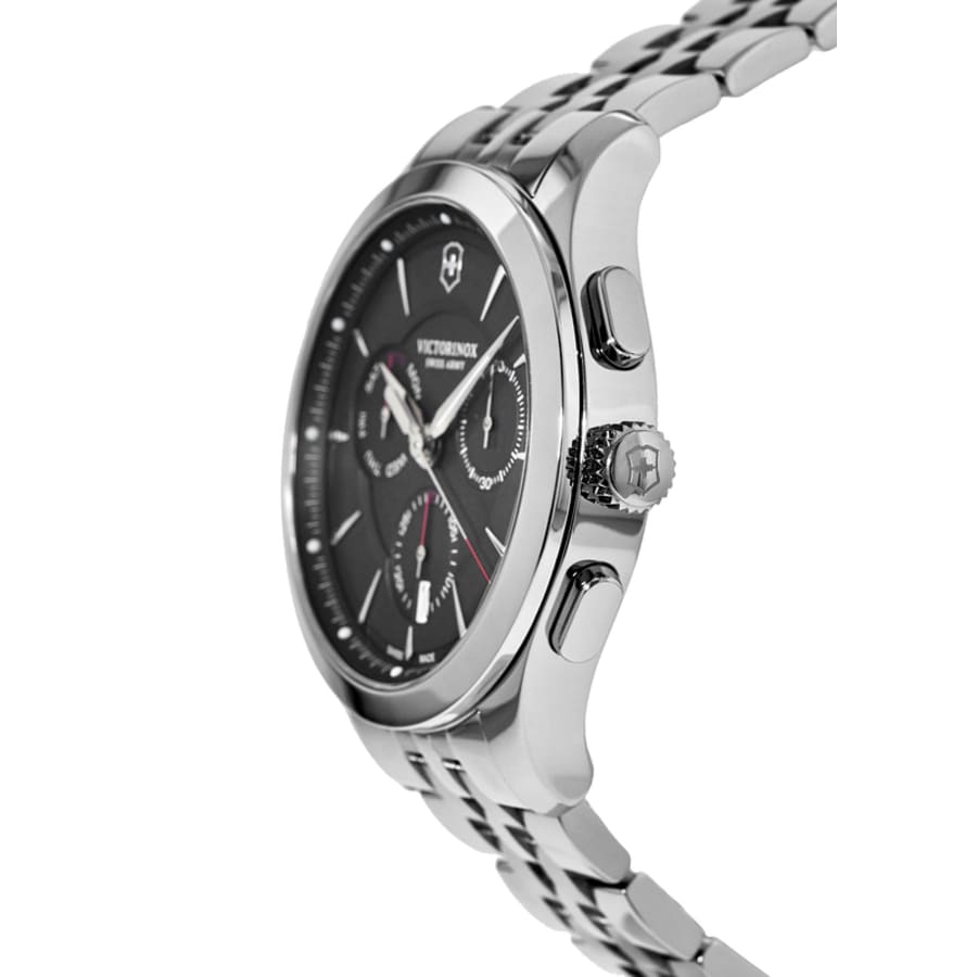 Victorinox Swiss Army Alliance Chronograph Black Dial Steel Men's Watch 241745.1