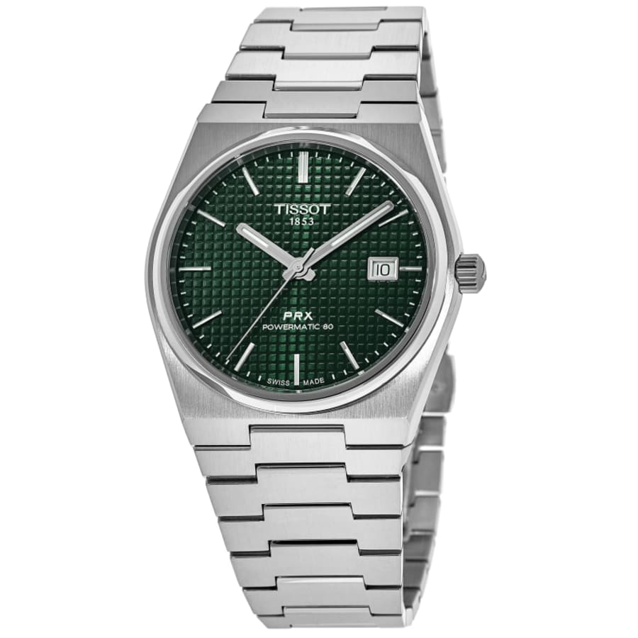 Tissot PRX Powermatic 80 Green Dial Steel Men's Watch
