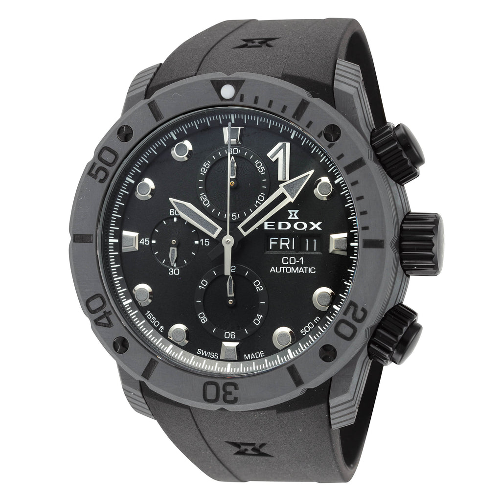 Edox Men's CO-1 45mm Automatic Watch