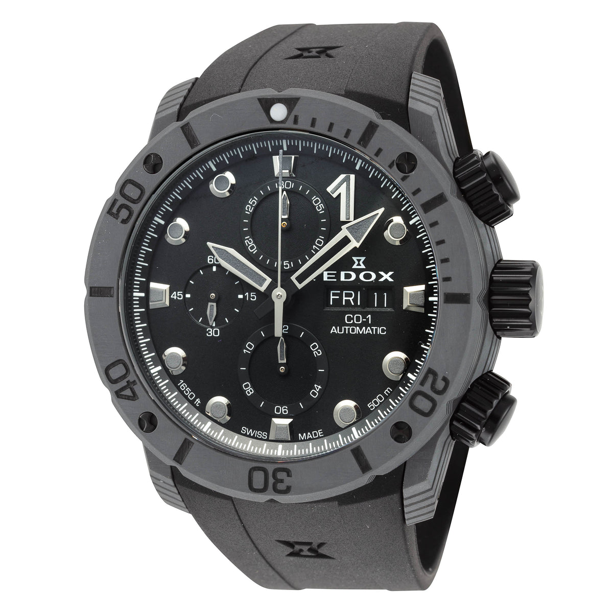 Edox Men's CO-1 45mm Automatic Watch