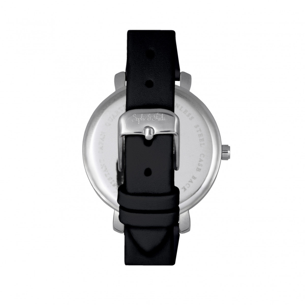 Key West Leather-Band Watch with Swarovski Crystals
