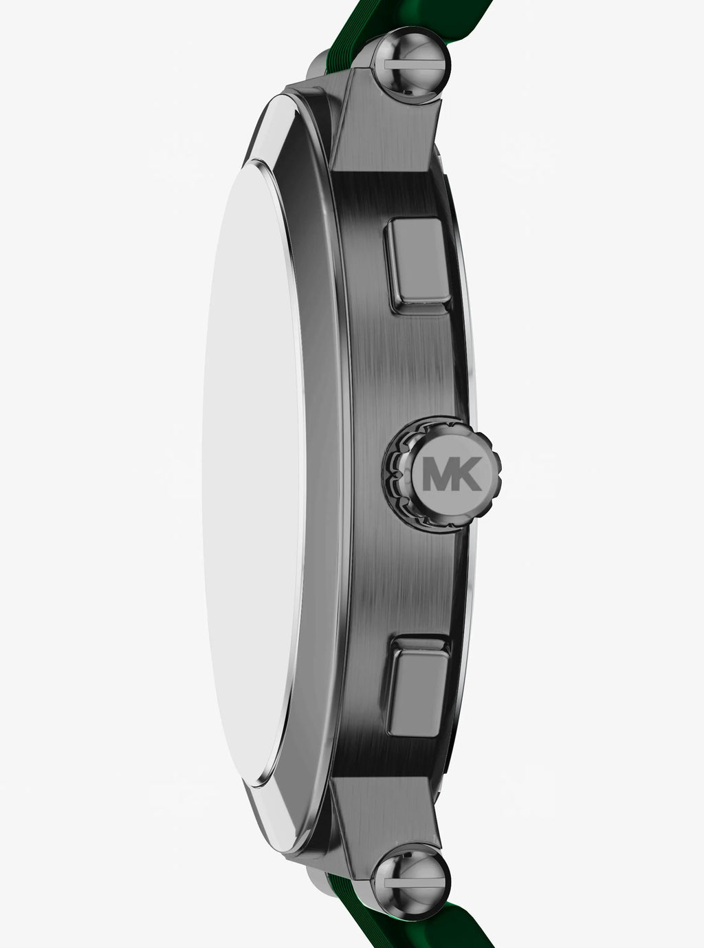 Oversized Billie Gunmetal and Silicone Watch