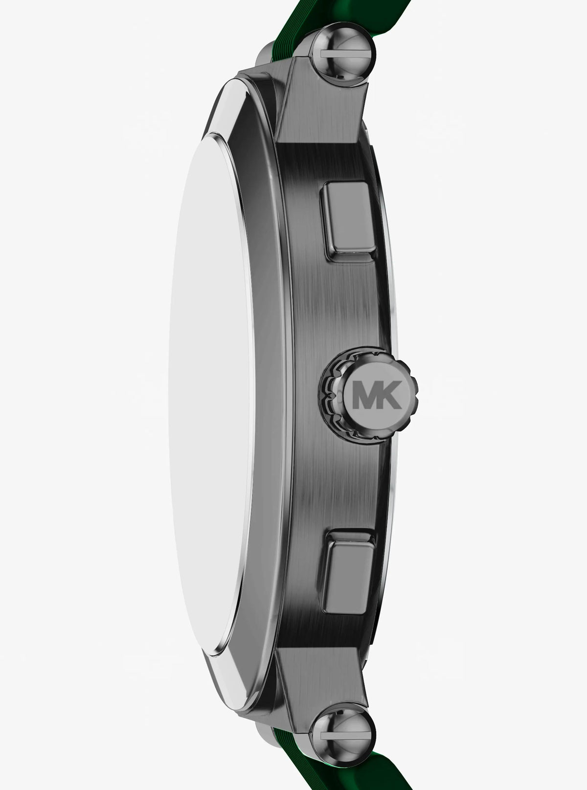 Oversized Billie Gunmetal and Silicone Watch