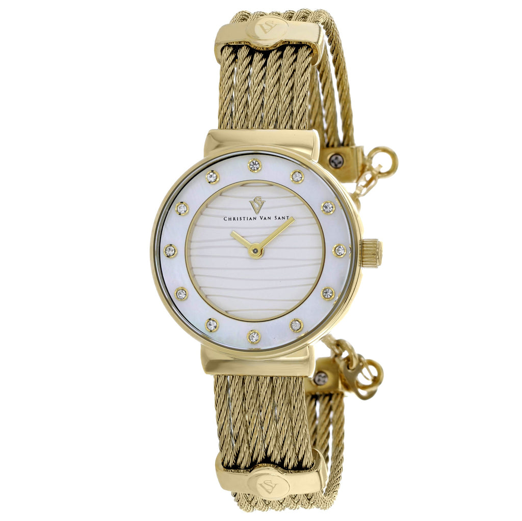 Christian Van Sant Women's Cavo Silver Round 28mm