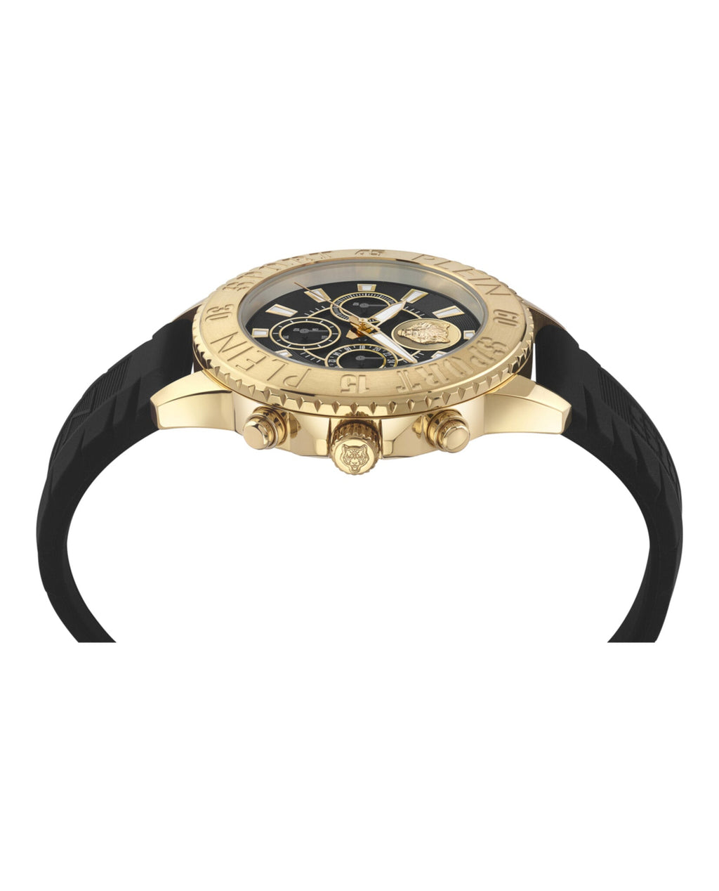 Glam Chrono Silicone Watch