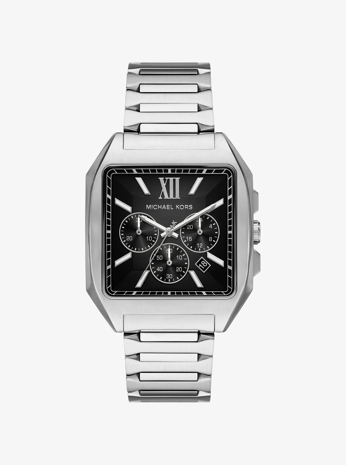 Hayes Oversized Silver-Tone Sport Watch