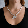 "1of1" Pendant in White Gold