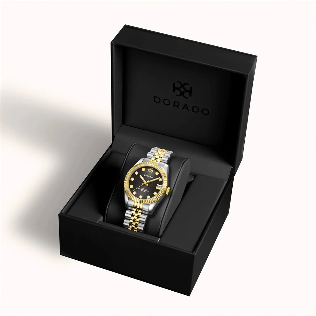 DORADO Two Tone Timeless Watch - Black