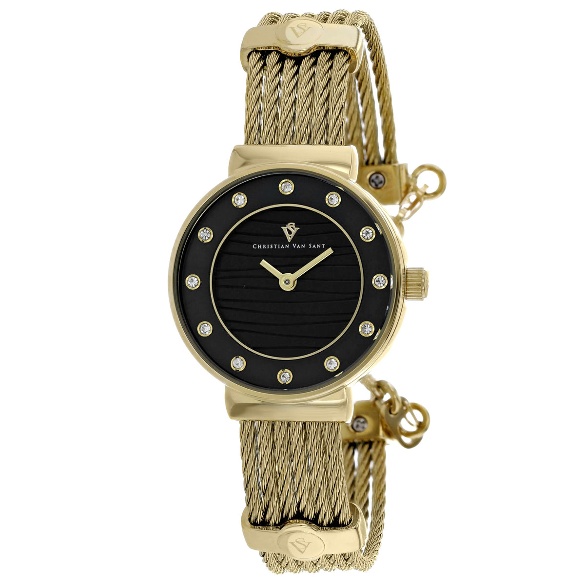 Christian Van Sant Women's Cavo Black Round 28mm