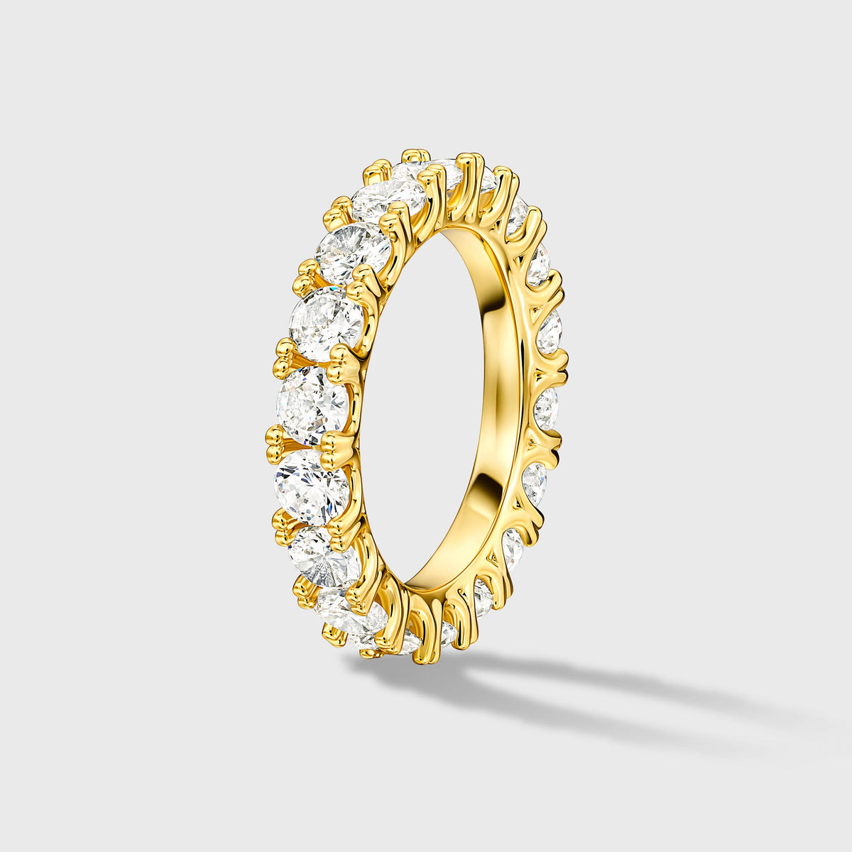 Rings Bundle (Gold) - Cuban, Tennis and Nail