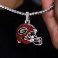 Georgia Bulldogs Official NCAA Football Helmet Pendant
