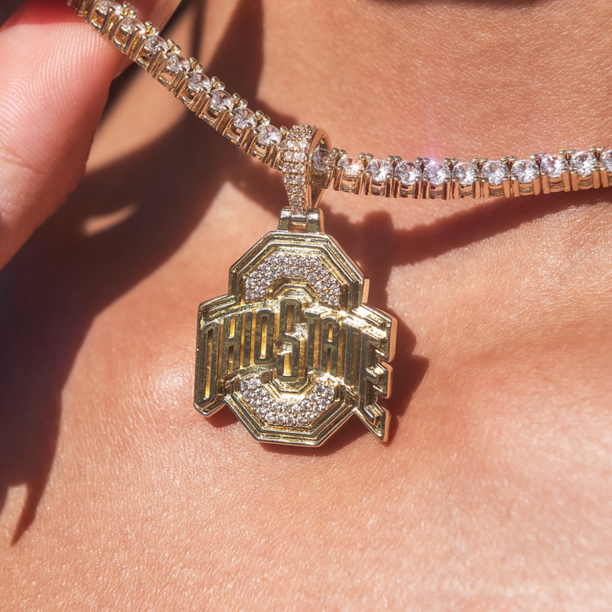 Ohio State Buckeyes Official NCAA Micro Logo Pendant