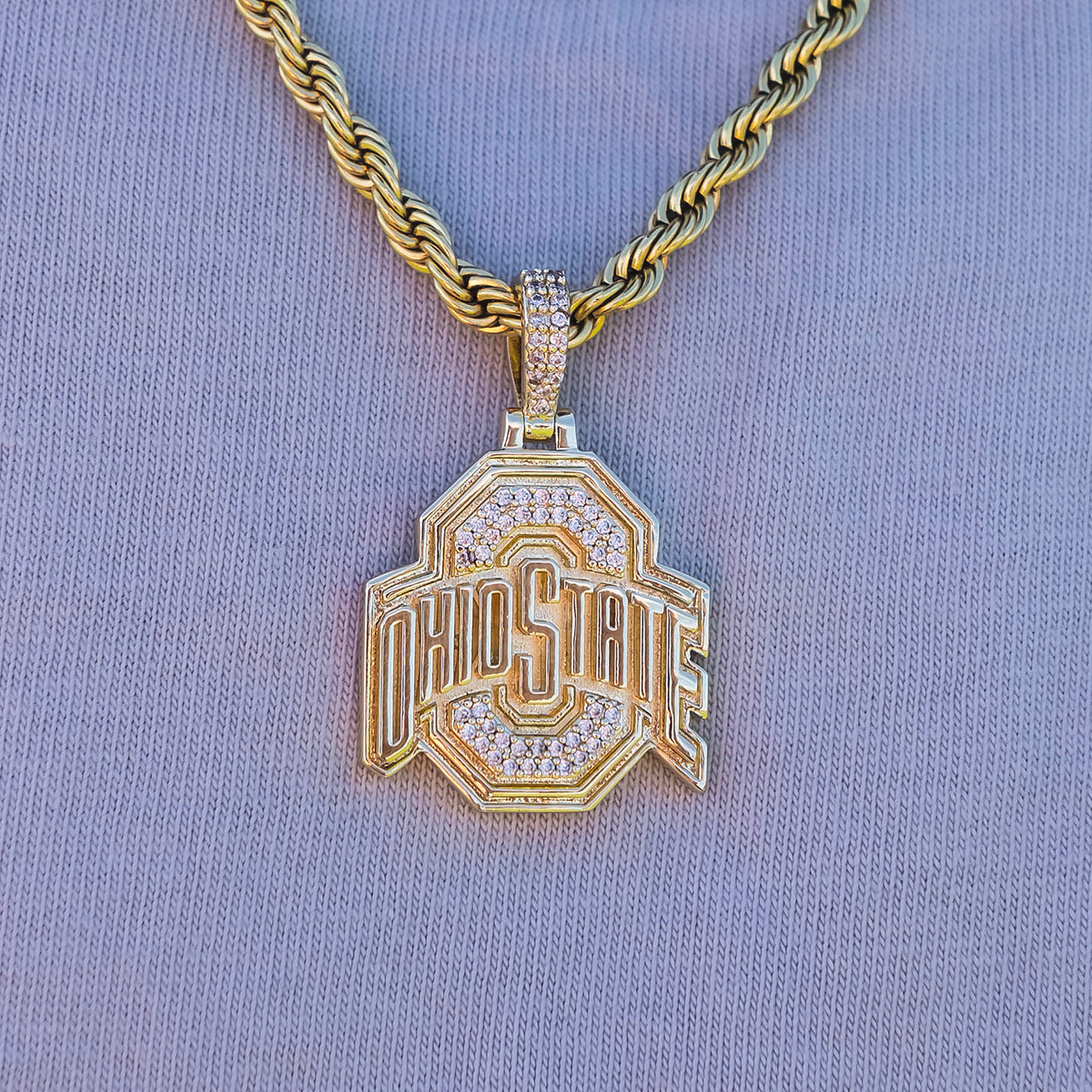 Ohio State Buckeyes Official NCAA Micro Logo Pendant