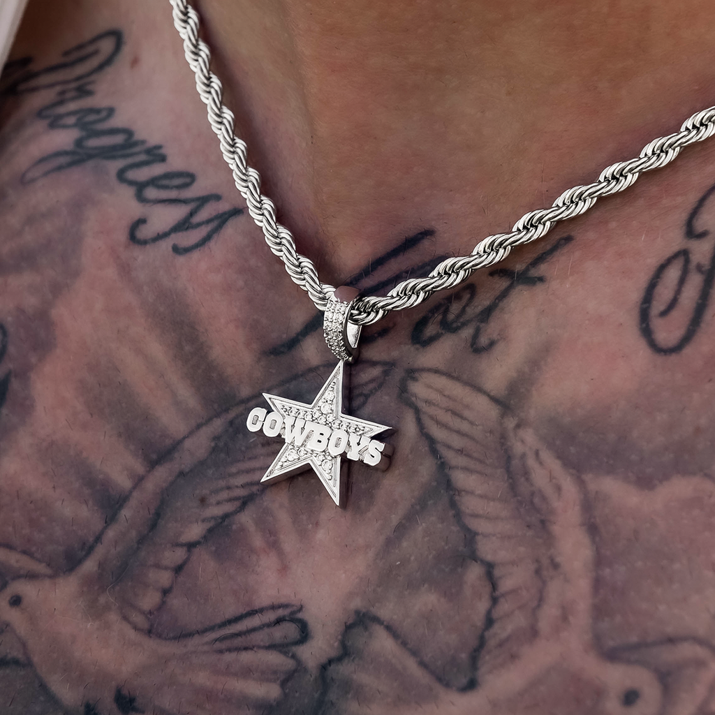 Dallas Cowboys Official NFL Micro Logo Pendant