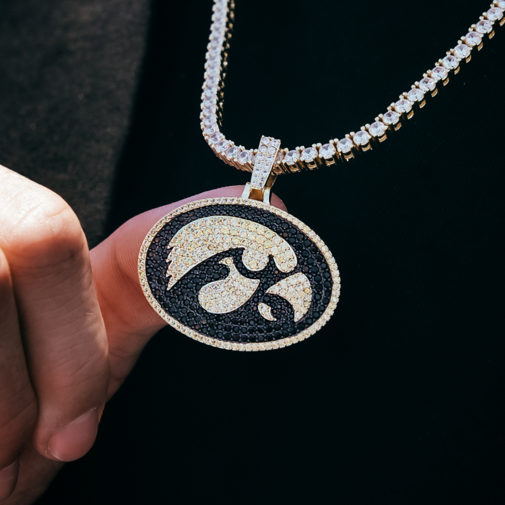 Iowa Hawkeyes Official NCAA Logo Pendant