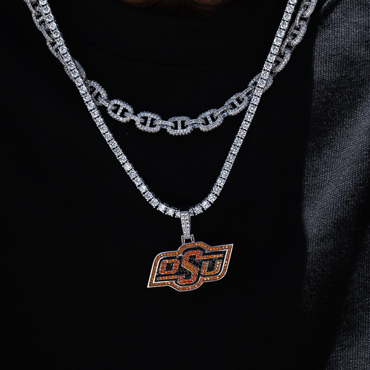 Oklahoma State Cowboys Official NCAA Logo Pendant