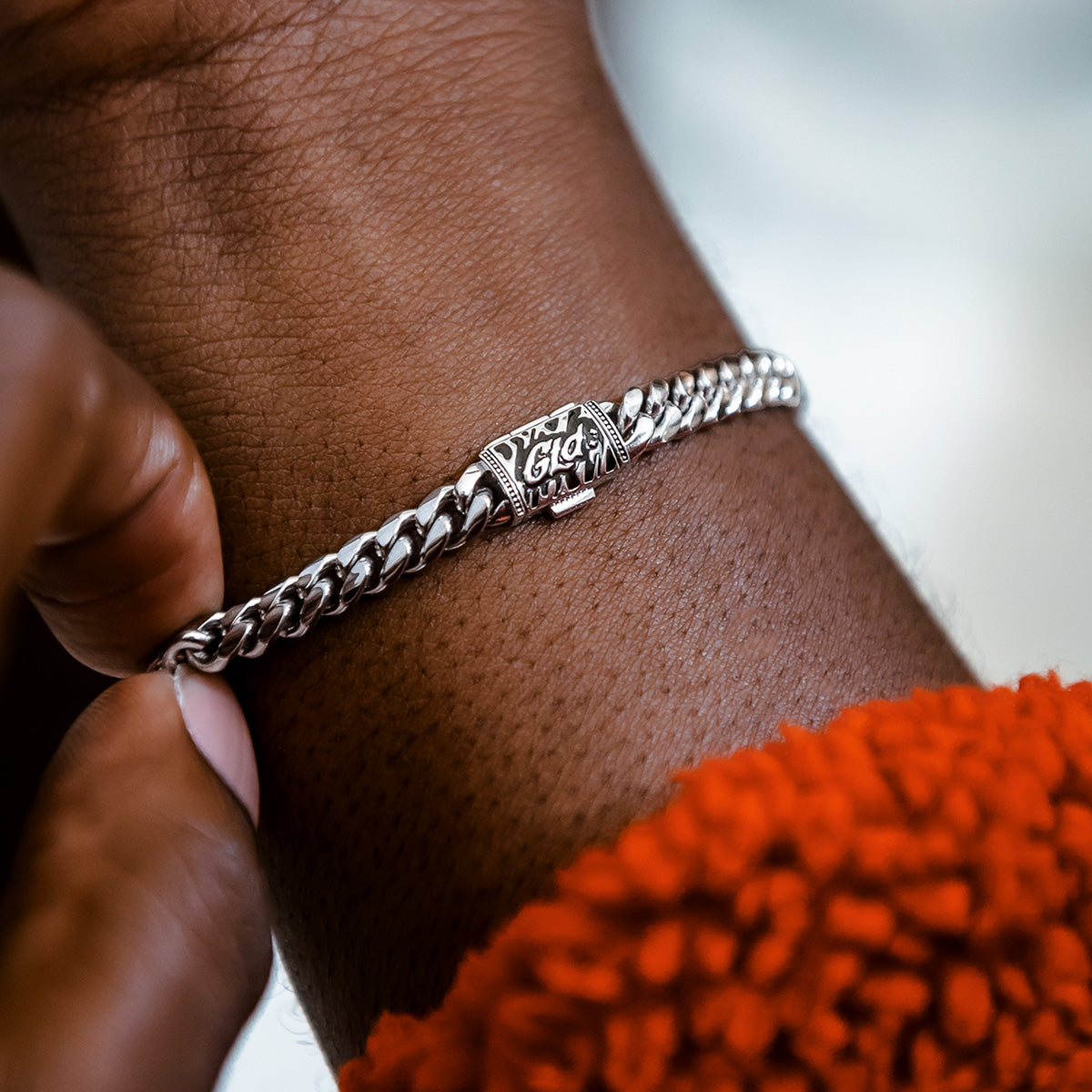 GLD Miami Cuban Bracelet in White Gold- 6mm
