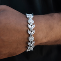 Diamond Flower Bracelet