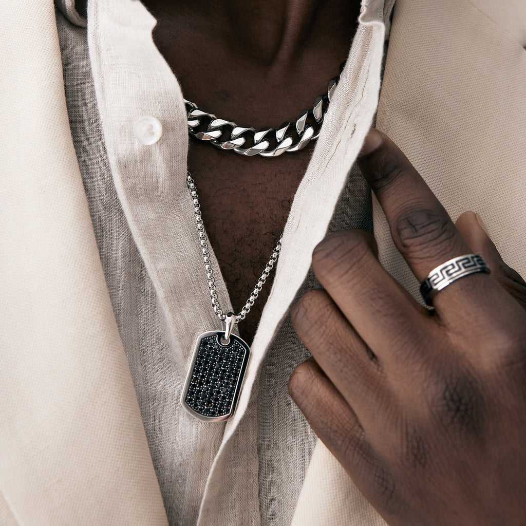 Iced Out Dog Tag