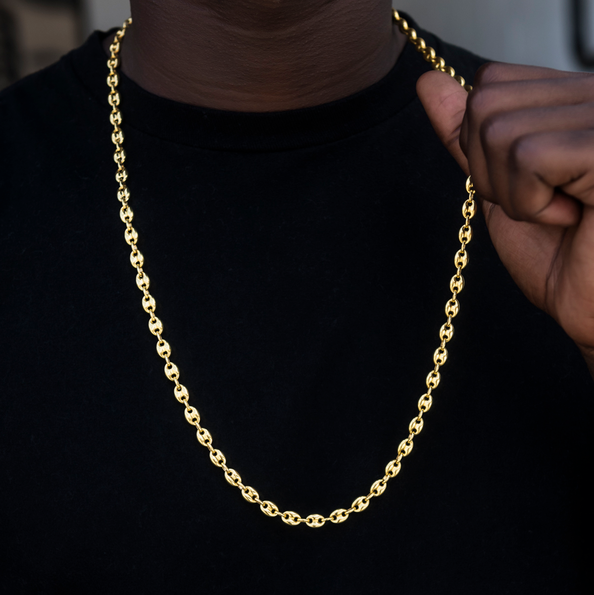 Valentina Chain in Yellow Gold- 7mm