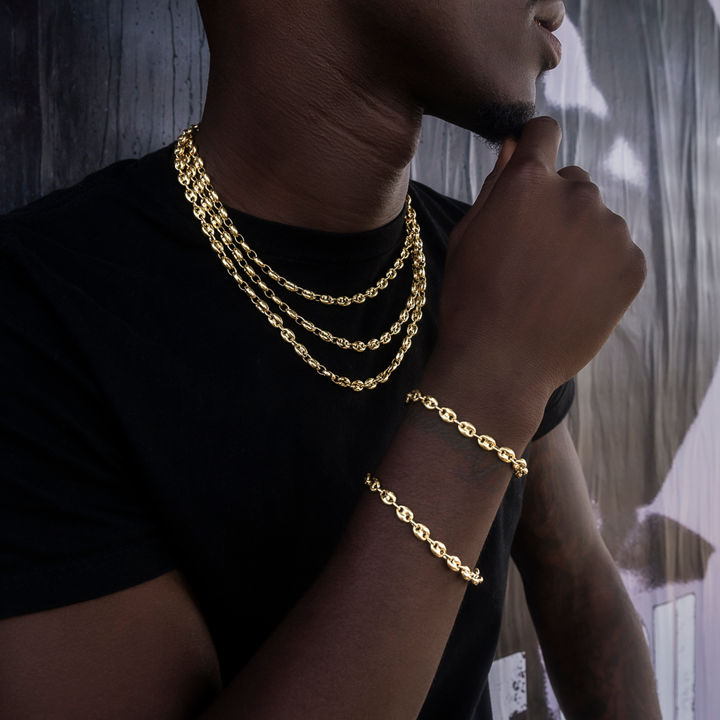Valentina Chain in Yellow Gold- 7mm