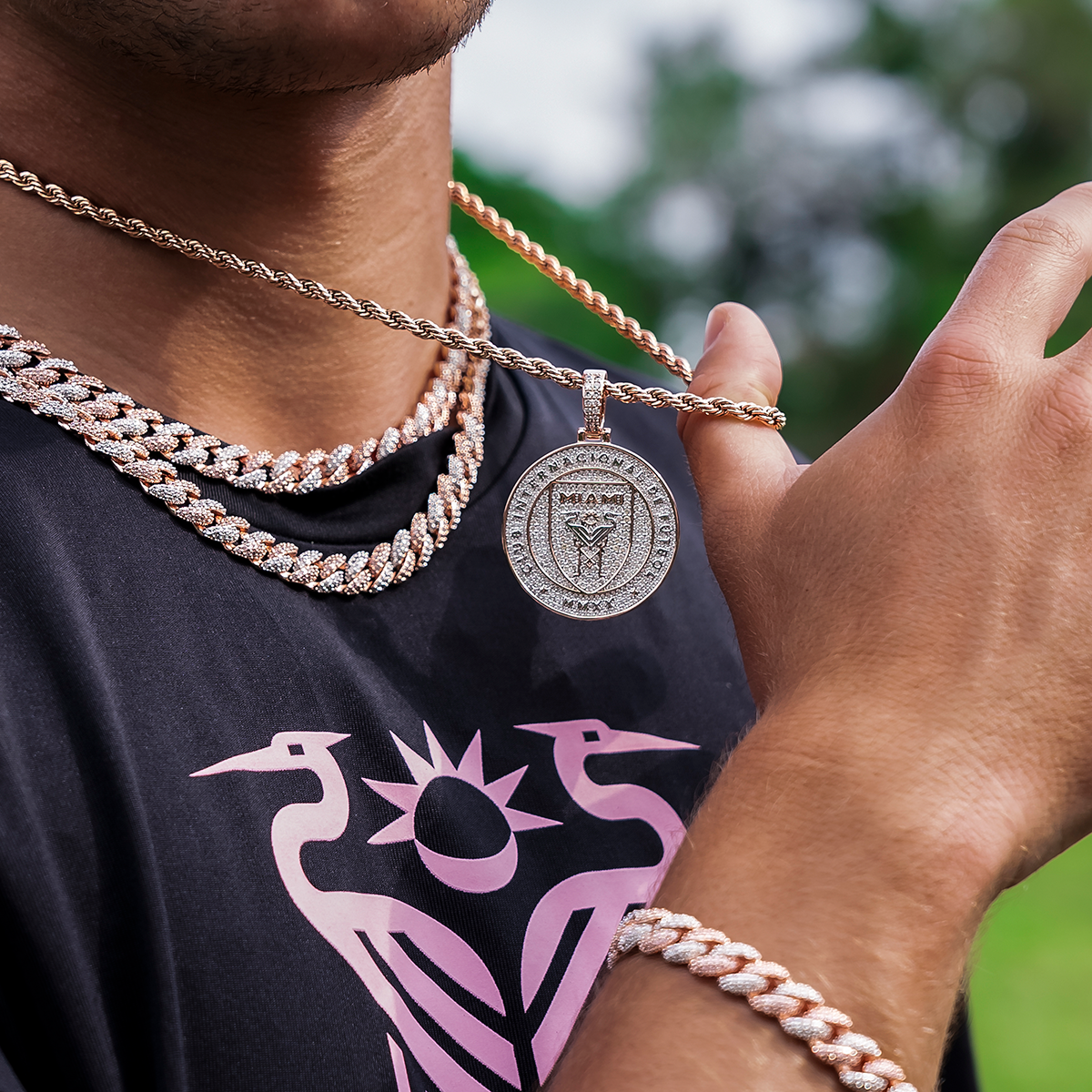 Inter Miami CF Official MLS Logo Pendant