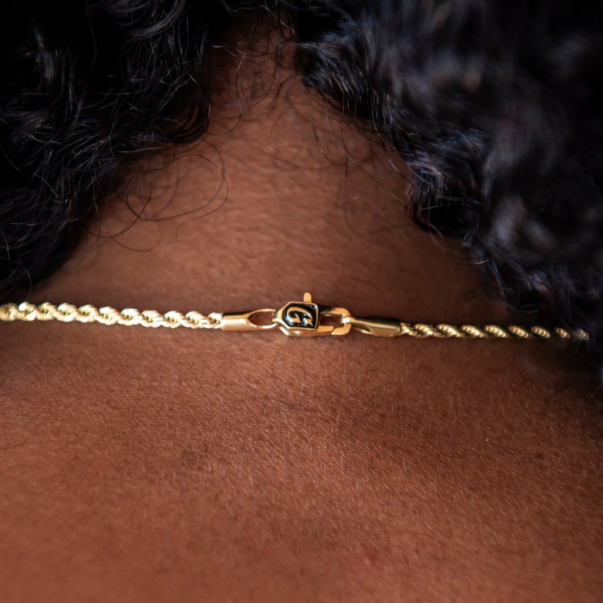 Rope Chain Necklace + Bracelet Bundle in Yellow Gold - 2mm