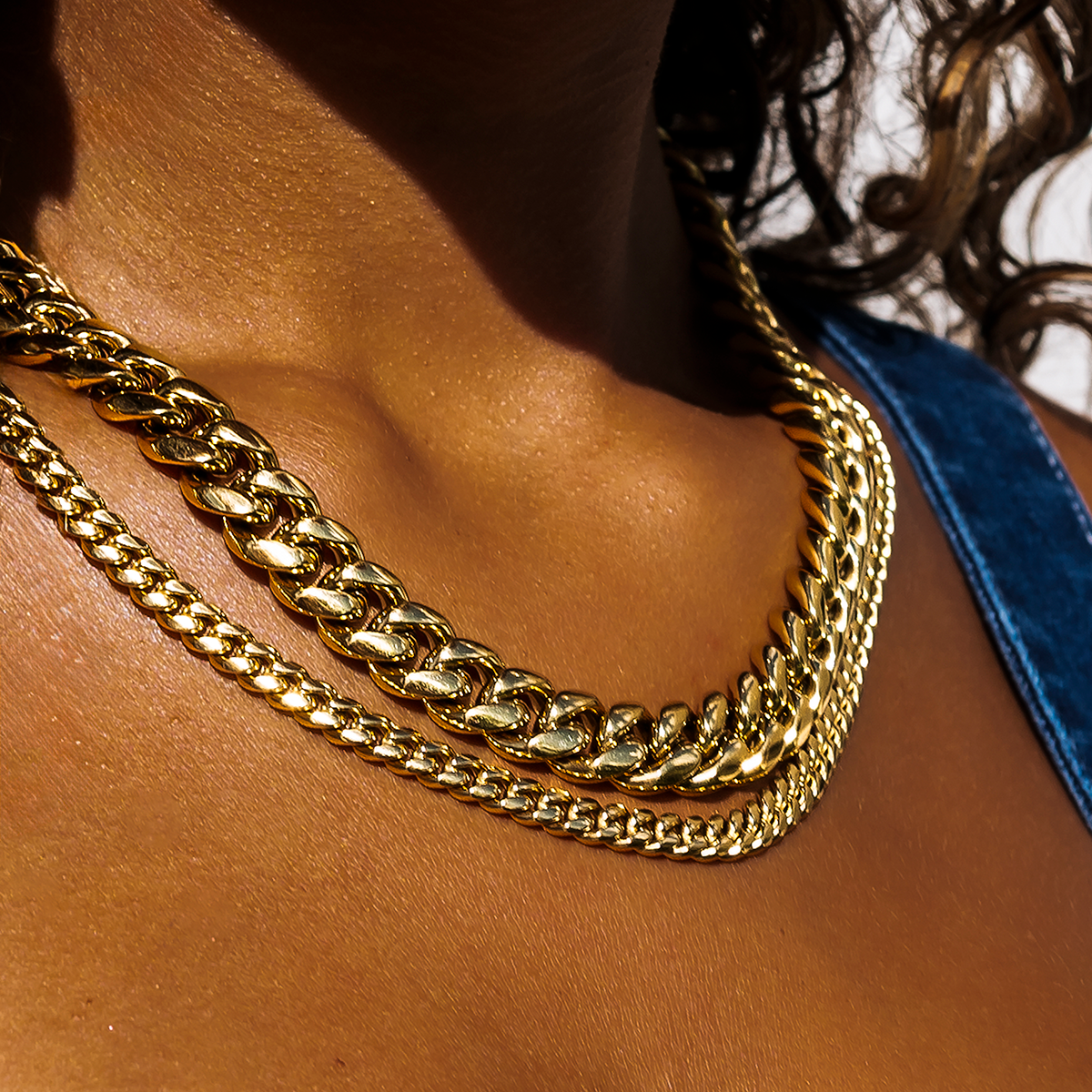 GLD GLD Signature Cuban in Yellow Gold- 12mm