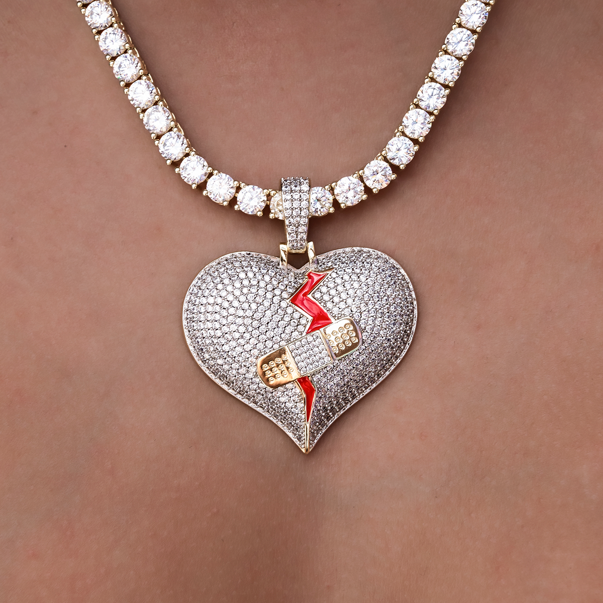 Scars Fade Broken Heart Pendant