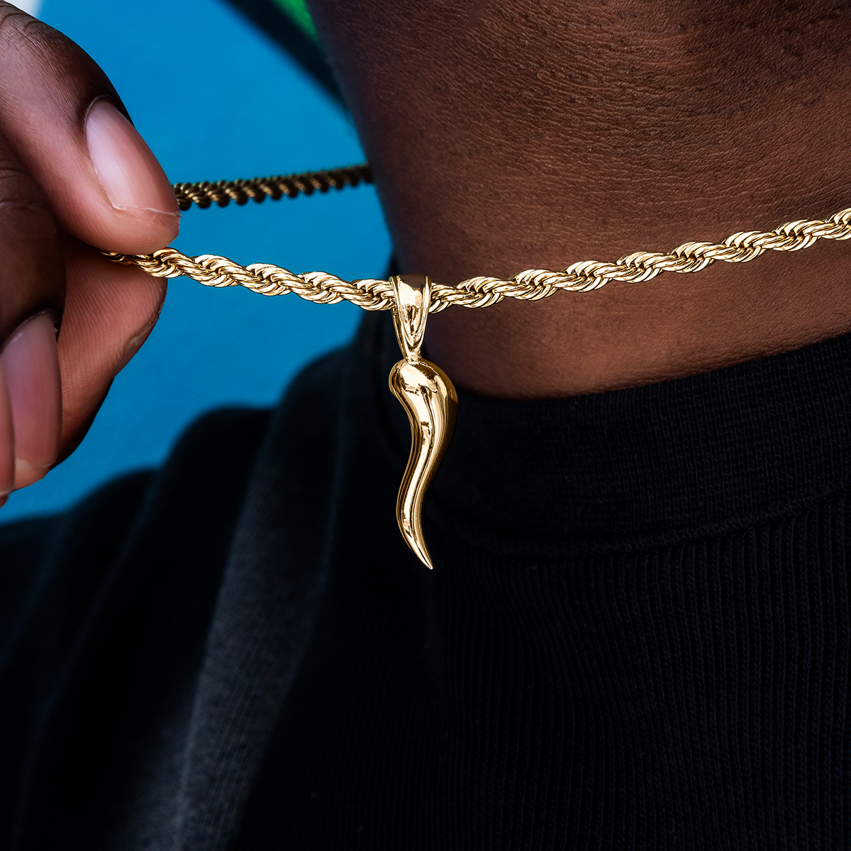 Italian Horn Pendant