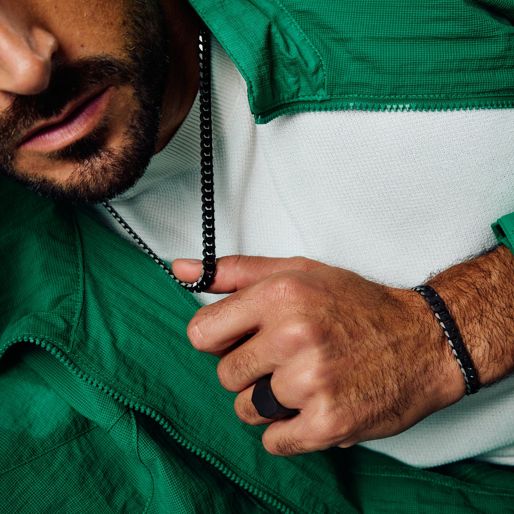 Matte Two Tone Cuban Link Bracelet | 8MM