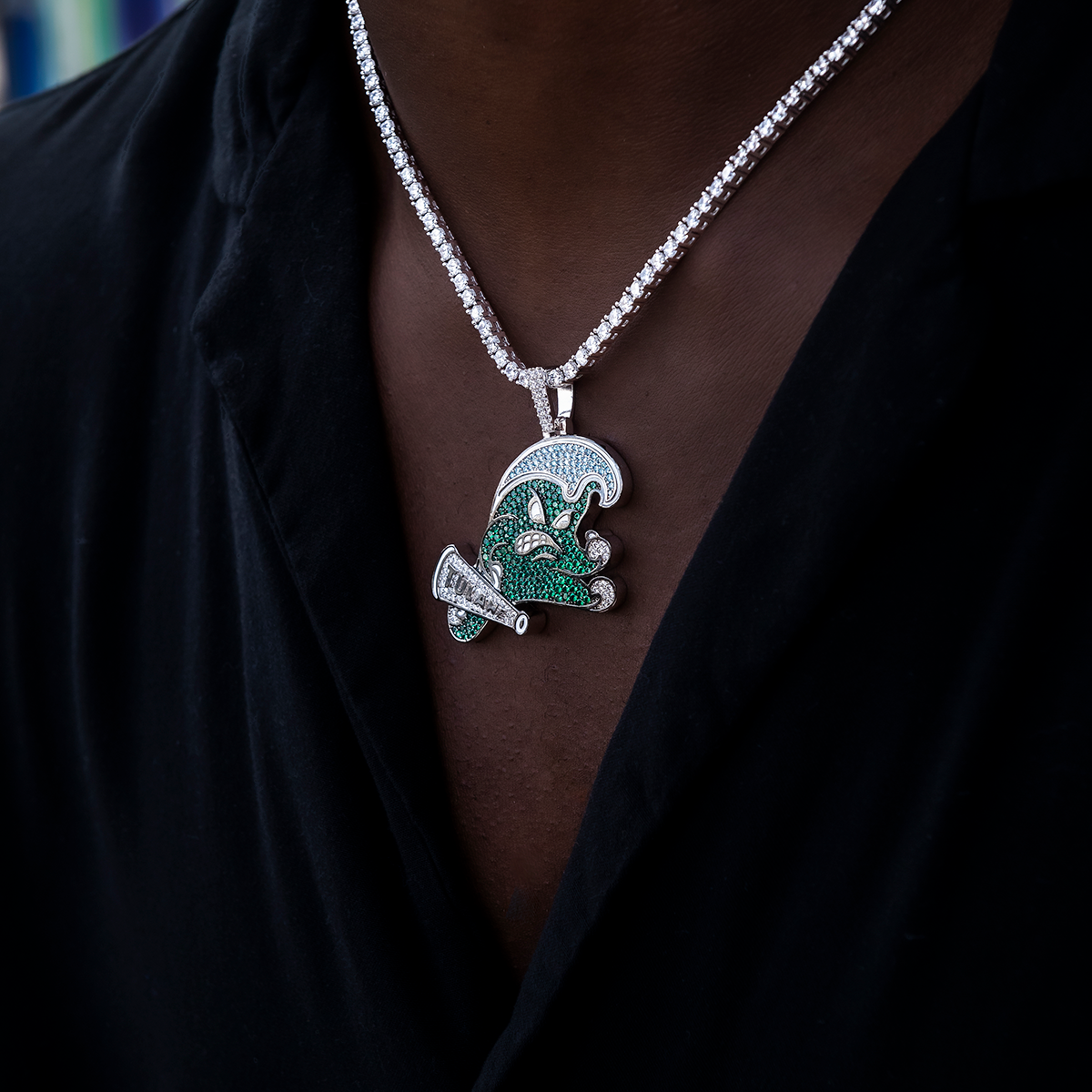 Tulane Green Wave Official NCAA Logo Pendant