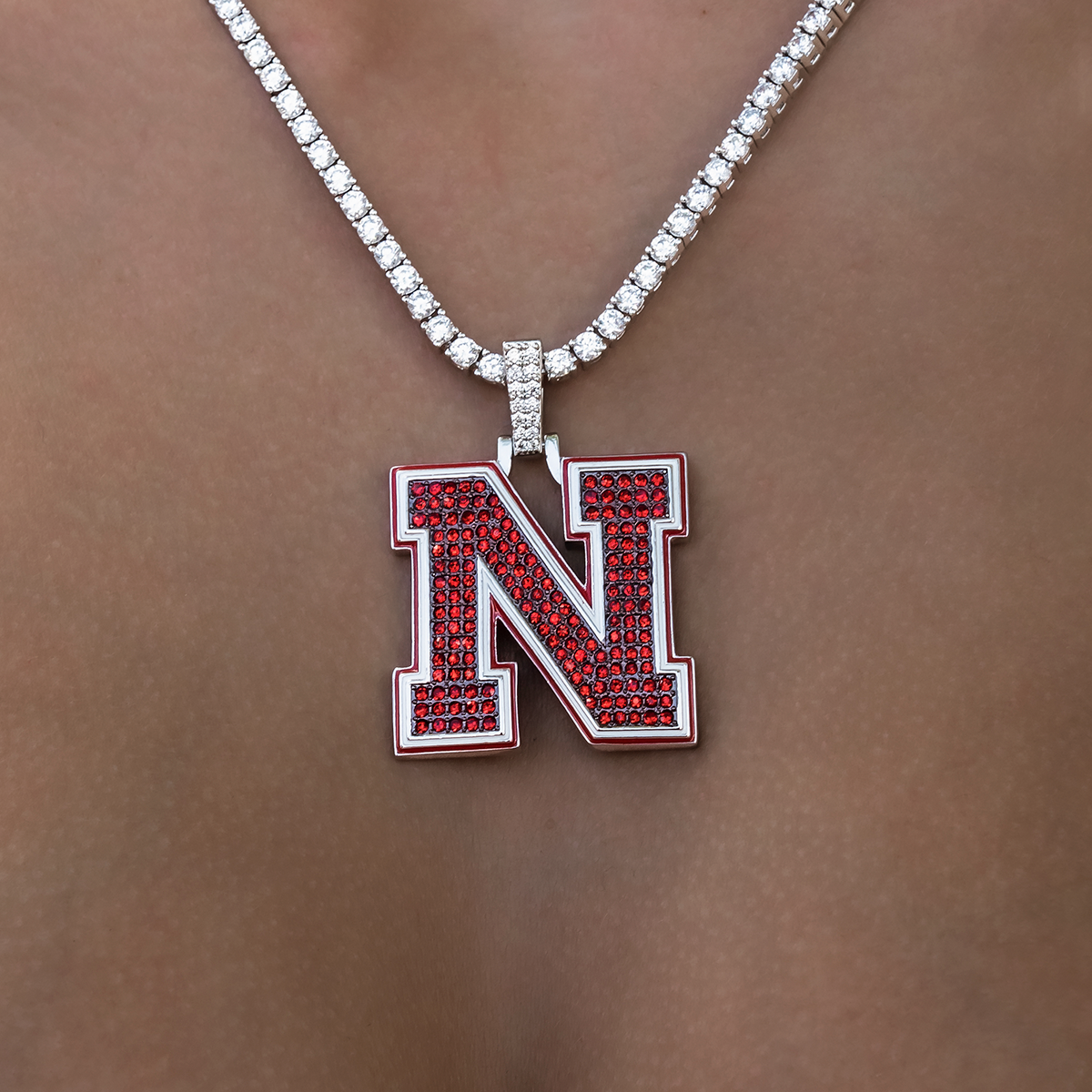 Nebraska Cornhuskers Official NCAA Logo Pendant