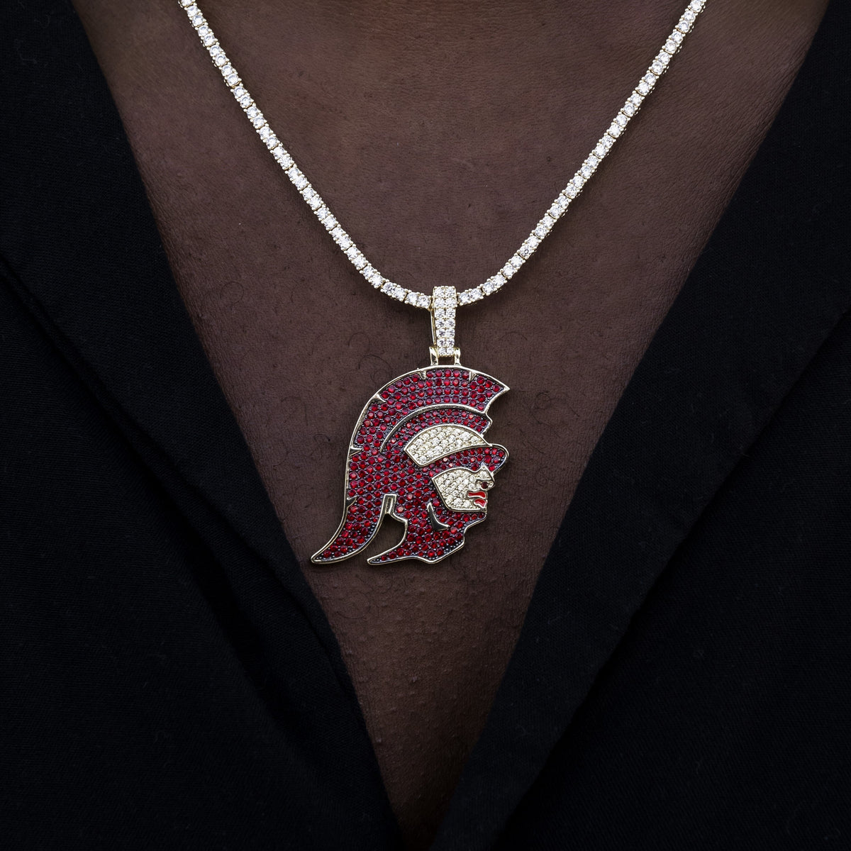 USC Trojans Head Official NCAA Pendant