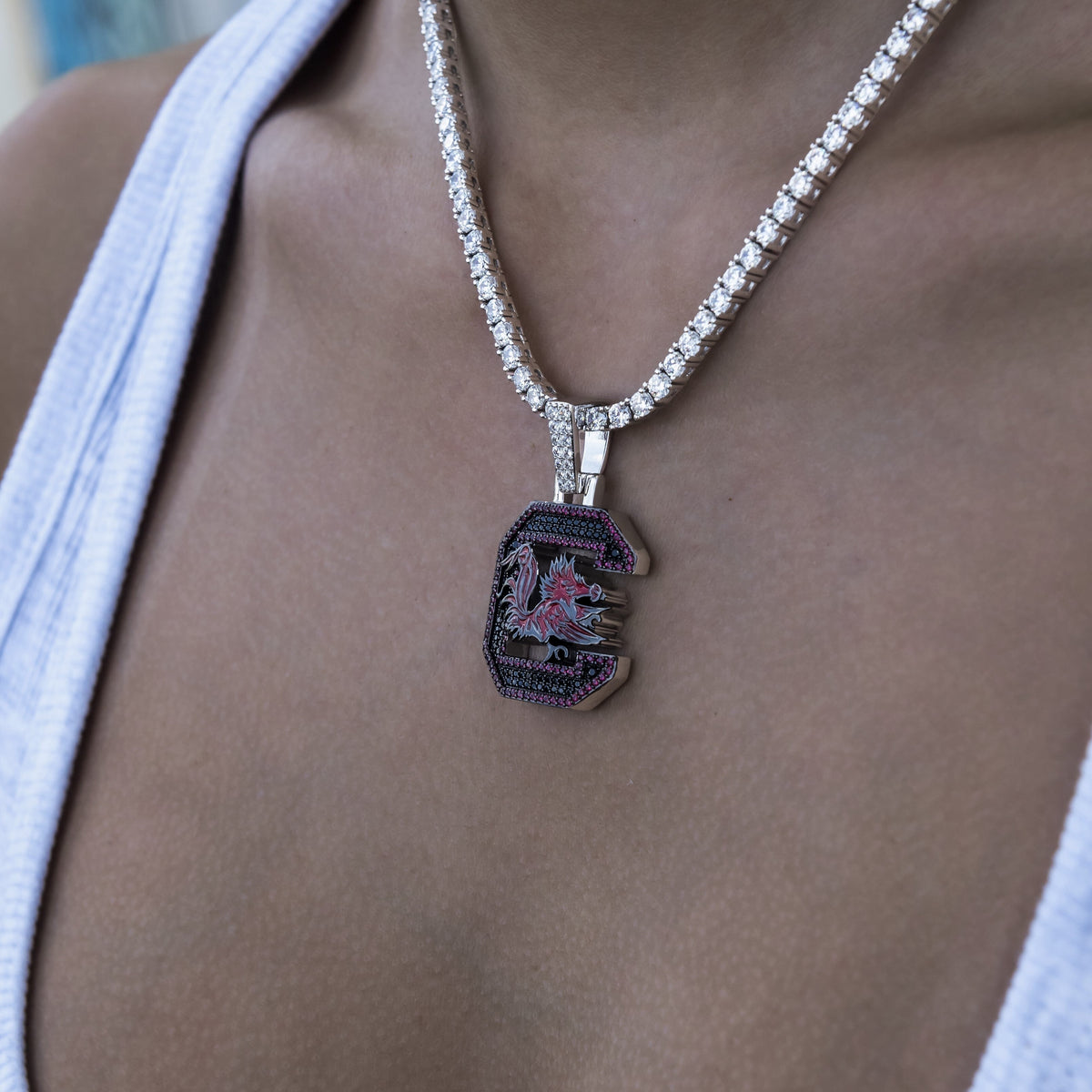 South Carolina Gamecocks Official NCAA Logo Pendant