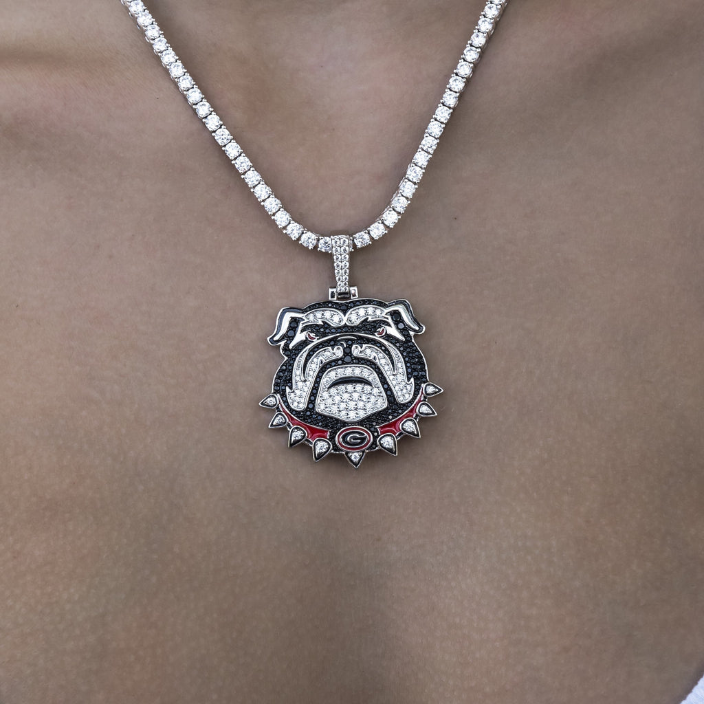 Georgia Bulldogs Official NCAA Mascot Pendant