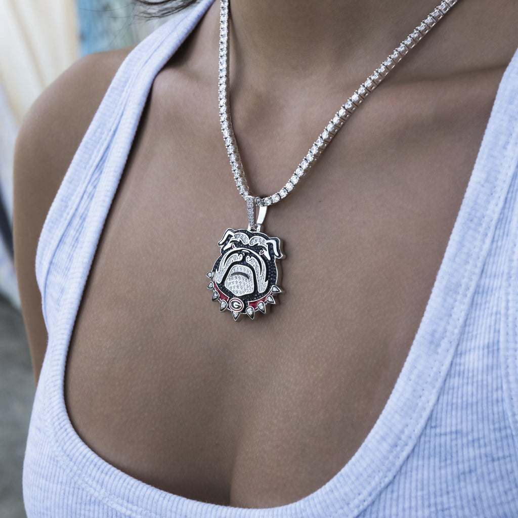 Georgia Bulldogs Official NCAA Mascot Pendant