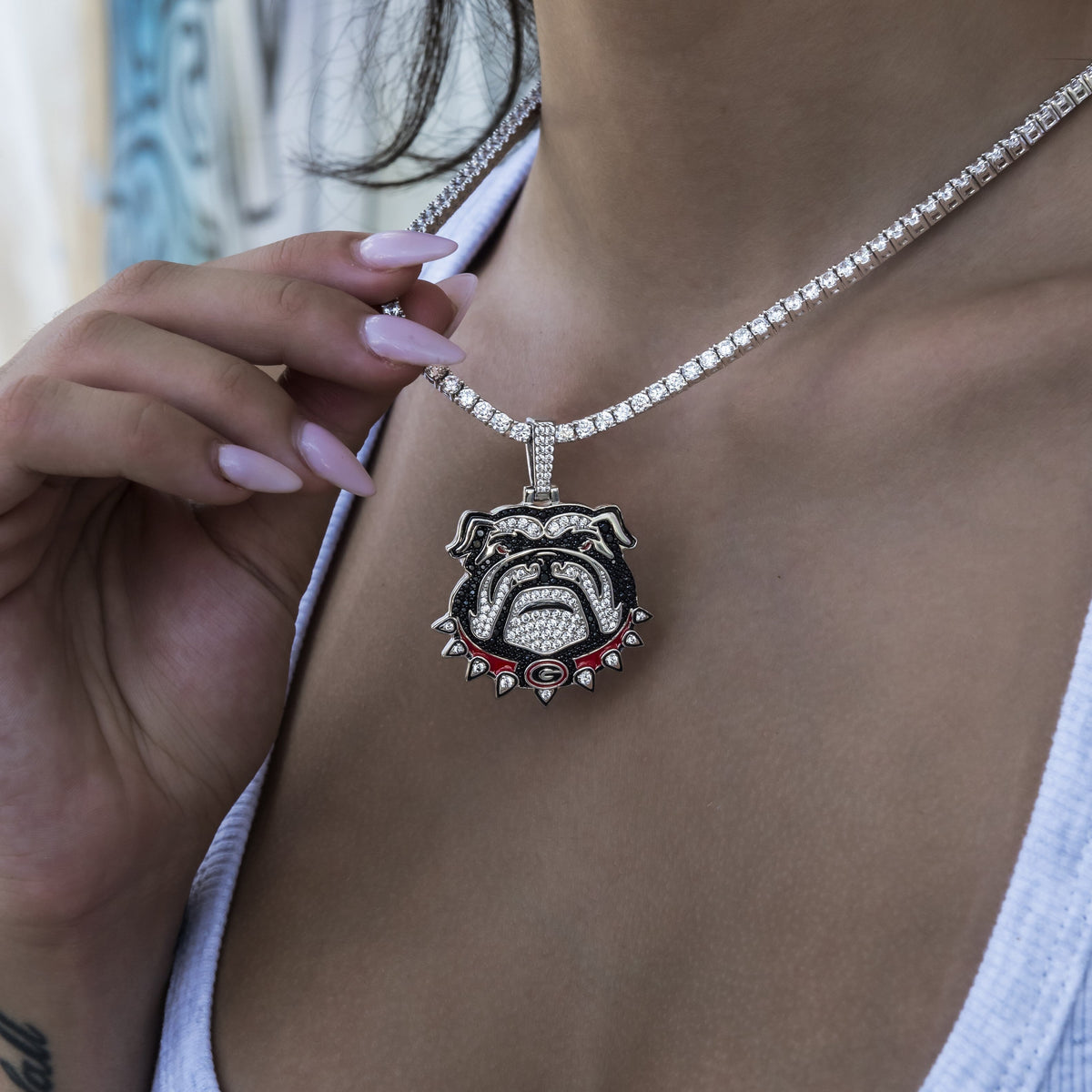 Georgia Bulldogs Official NCAA Mascot Pendant