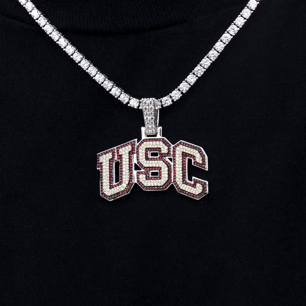 USC Trojans Logo Official NCAA Pendant