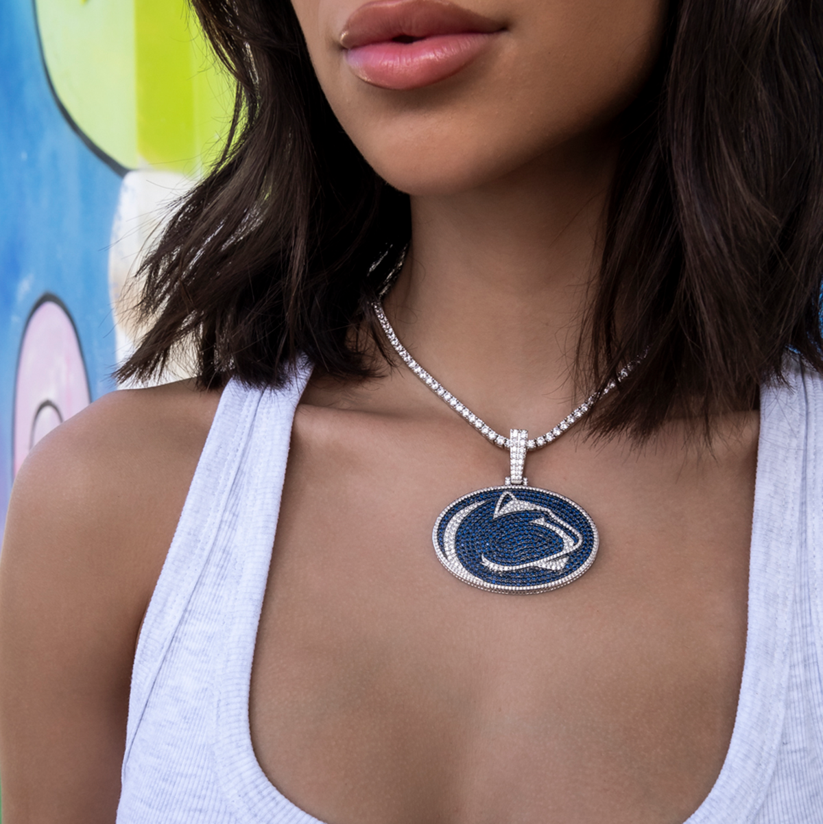 Large Penn State Nittany Lions Official NCAA Logo Pendant